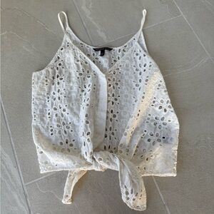 Victoria's Secret Cream Eyelet Camisole